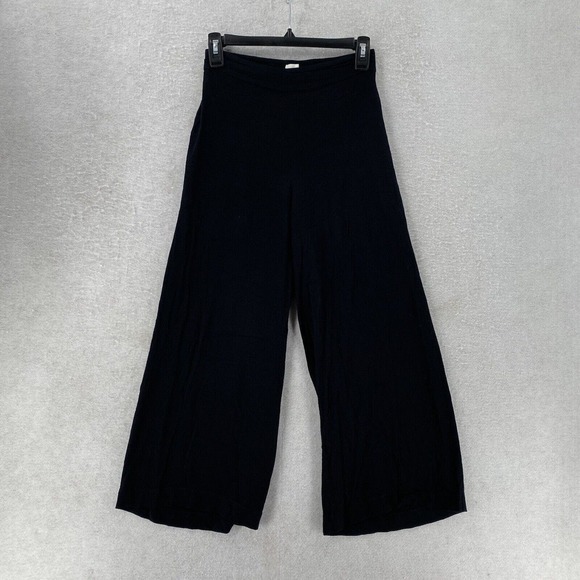 WILFRED Aritzia Faun Pants XS Wide Leg Viscose Cropped Gauze Lagenlook 78057 - Picture 1 of 12